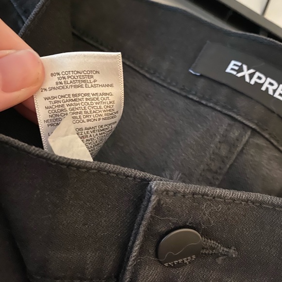 Express Super High Rise Ankle Legging Jeans NWOT - Picture 9 of 9